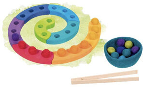 Gra w sortowanie kolorów Spirala Goki