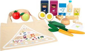 Zestaw wege produktów spożywczych z drewna Small Foot
