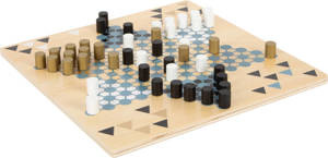 Gra planszowa 2w1 Halma i Malefiz Gold Edition Small Foot