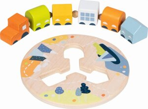 Układanka pociąg do przeciągania Goki