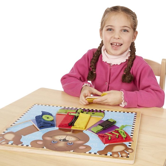 Drewniana tablica podstawowych umiejętności Melissa and Doug