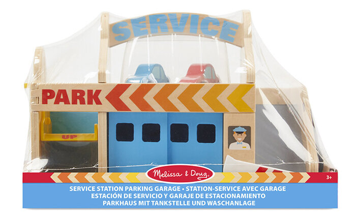 Drewniany parking serwis Melissa and Doug