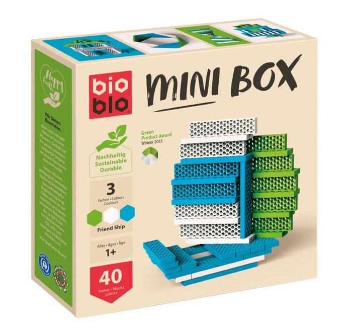 Klocki dla dzieci Przyjacielski Statek Mini Box Bioblo 40 elementów