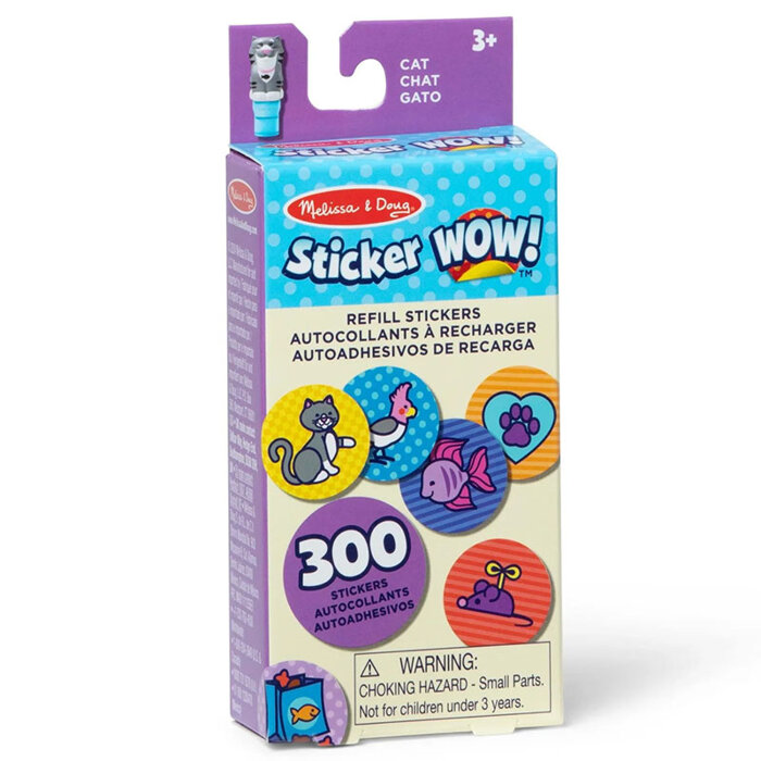 Naklejki uzupełniające Sticker Wow Kot 300 sztuk Melissa and Doug