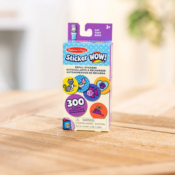 Naklejki uzupełniające Sticker Wow Kot 300 sztuk Melissa and Doug