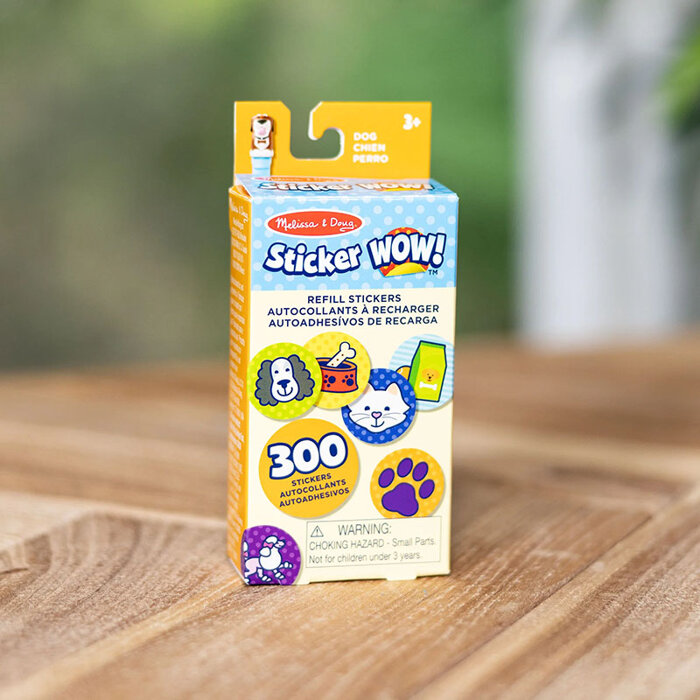 Naklejki uzupełniające Sticker Wow Pies 300 sztuk Melissa and Doug