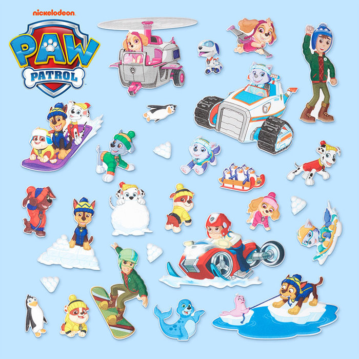 Naklejki wielokrotnego użytku Psi Patrol Puffy Sticker – Jake’s Mountain Melissa and Doug