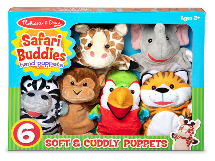 Pacynki do zabawy Przyjaciele z safari Melissa and Doug