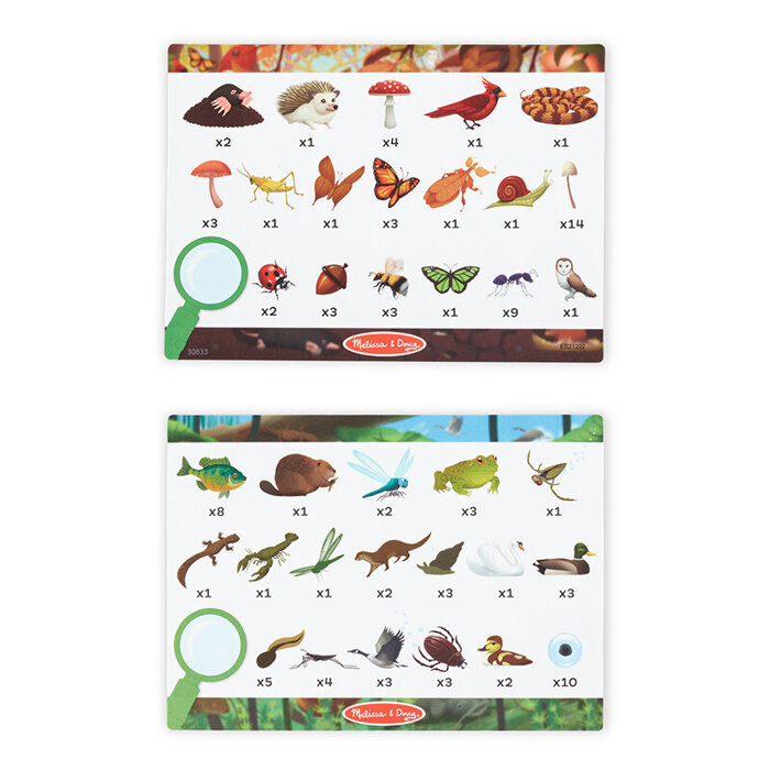 Puzzle dwustronne Let’s Explore Seek & Find 48 el. Melissa and Doug