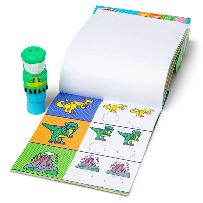 Stempel z naklejkami Sticker Wow Dinozaur Melissa and Doug