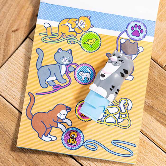 Stempel z naklejkami Sticker Wow Kot Melissa and Doug