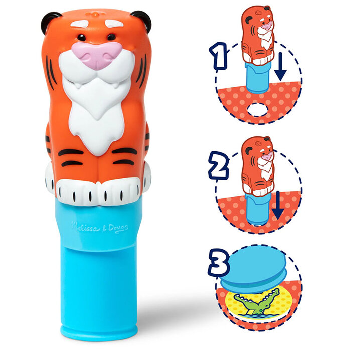 Stempel z naklejkami Sticker Wow Tygrys Melissa and Doug