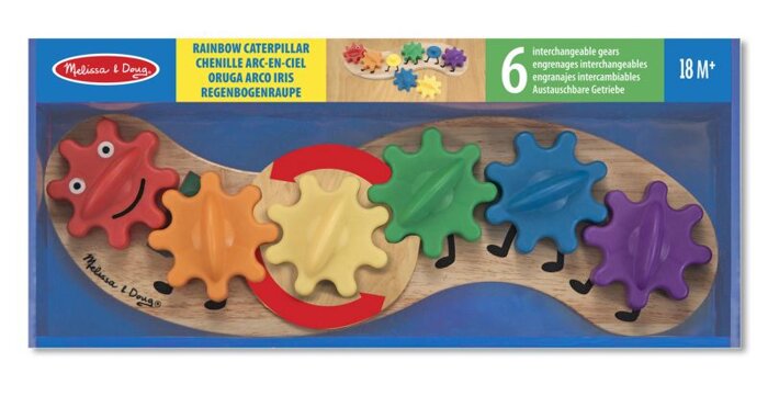 Układanka drewniana ruchoma gąsienica Melissa & Doug