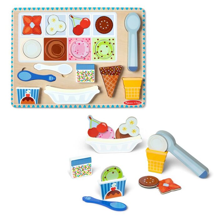 Układanka magnetyczna 16 el Lody Melissa & Doug