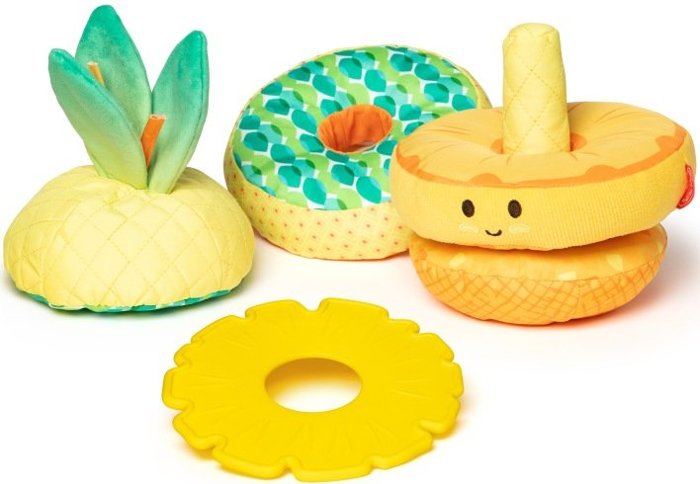 Układanka sensoryczna dla niemowląt Pineapple Soft Stacker Melissa & Doug