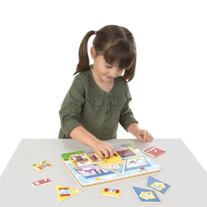 Układanka z dźwiękami wokół domu Melissa & Doug