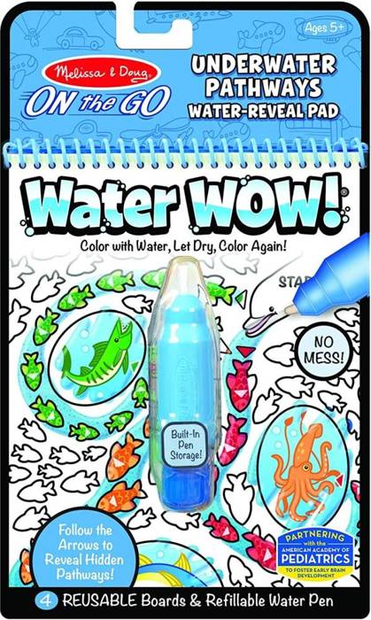 Wodna kolorowanka z labiryntami Water Wow Underwater Melissa & Doug