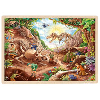 Puzzle wykopalisko dinozaurów 192 el. Goki