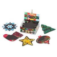 Wydrapywanka zdrapywanka Scratch Art Holiday Notes Melissa & Doug